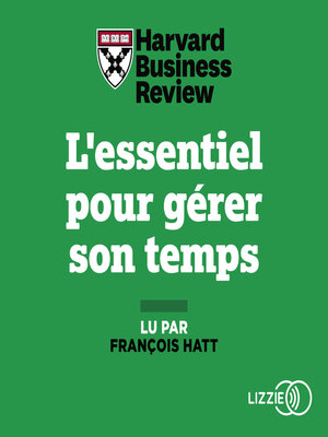 cover image of L'essentiel pour gérer son temps
